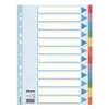 Image de Esselte Intercalaires en carton, uni, A4, 12 touches