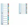 Image de Esselte Intercalaires en carton, uni,A4,6 pièces,multicolore