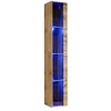 Image de Vitrine Murale LED "Switch" 180cm Naturel