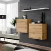 Image de Lot de 2 Blocs & Étagère "Switch SBI" 130cm Naturel & Blanc