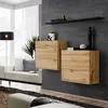 Image de Lot de 2 Blocs & Étagère "Switch SBI" 130cm Naturel & Noir