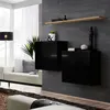 Image de Lot de 2 Blocs & Étagère Switch SBI 130cm Noir & Naturel