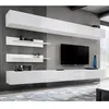 Image de Meuble TV Mural Design Fly VI 320cm Blanc