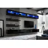 Image de Meuble TV Mural Design Fly VII 320cm Noir