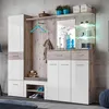 Image de Ensemble Dressing "Gustavo IV" 210cm Naturel & Blanc