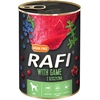 Image de 24x400g Rafi Adult avec gibier, myrtille et cranberry Nourriture pour chien humide