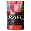 Image de 10x500g Rafi Dog, boeuf, nourriture humide pour chiens