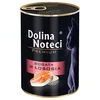 Image de 12x400g, Dolina Noteci Premium, nourriture humide pour chats riche en saumon