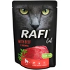 Image de 10x300g Rafi Cat, boeuf, nourriture humide pour chats