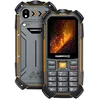 Image de HAMMER Boost 2 - 4G téléphone de service - double SIM - RAM 64 Mo / Mémoire interne 128 Mo - microSD slot - Écran LCD - 320 x 240 pixels - rear camera 2 MP - noir et orange