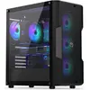 Image de Endorfy Regnum 400 Argb-Gehäuse (ATX, mATX, Mini-ITX), Boîtier PC, Noir