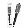 Image de Lussoni, Brosse + peigne, Hr Brush C&S Round Silver Styling 33mm