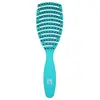 Image de Tools for Beauty, Brosse + peigne, T4B Ilu My Happy Colour Ocean Blue Brosse à cheveux professionnelle à démêler facilement avec des