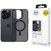 Image de 3MK Smoke MagCase iPhone 15 Pro Max 6.7 (Apple iPhone 15 Pro Max), Coque pour téléphone portable, Transparent, Noir