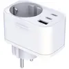 Image de 3MK Adapter sieciowy Hyper Comfort Charger 30W 1xUSB-A 2xUSB-C 1xSchuko PD QC3.0 bia y (30 W, 4 ports), Chargeur USB, Blanc