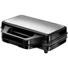 Image de Appareil Éectrique pour 4 Sandwiches en Forme de Triangle, Plaques Antiadhésive, MPM, MOP-45M, 900, Acier Inox / Noir