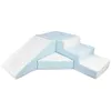 Image de Set de 4 blocs en mousse pour le jeu blanc, bleu (pastel)