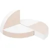 Image de Set de 4 blocs en mousse blanc cappuccino