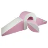 Image de Set de blocs en mousse 4 éléments blanc rose pastel