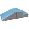Image de Set de 2 grands blocs en mousse blanc bleu gris