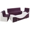 Image de Ensemble de meubles en mousse blanc violet