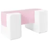Image de Blocs en mousse blanc rose pastel