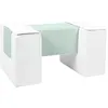 Image de 3 blocs en mousse blanc Menthe