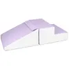 Image de Set de 2 grands blocs en mousse blanc lilas