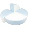 Image de Set de 4 blocs en mousse blanc bleu pastel