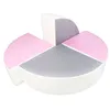 Image de Set de 4 blocs en mousse blanc rose gris