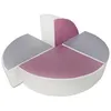 Image de Set de 4 blocs en mousse blanc gris violet