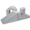 Image de Set de blocs en mousse 4 éléments petit pont gris velours côtelé