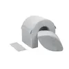 Image de Set de 2 blocs en mousse gris velours côtelé