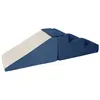 Image de Lot de 2 grands blocs en mousse bleu marine velours côtelé