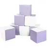 Image de Lot cubes XXL mousse 8 pcs blanc, lilas