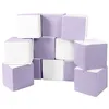 Image de Lot cubes XXL mousse 12 pcs blanc, lilas