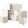 Image de Lot cubes XXL mousse 12 pcs blanc, cappuccino