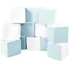 Image de Lot cubes XXL mousse 12 pcs blanc, bleu