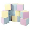 Image de Lot cubes XXL mousse 12 pcs rose, bleu, jaune