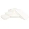 Image de 4 grands blocs de constructio mousse crème