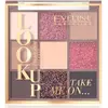 Image de Eveline, Fard à paupières, Look Up Palette d'Ombres à Paupières (9) Take Me On... 1pc (Beige, Crétin, Marron, Noir)