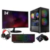 Image de VIST PC Gaming Ryzen 7 5700G - RAM 16Go - RX VEGA8 - SSD 1To M.2 - LCD 24 - WIFI - Windows 11 Pro