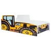Image de Lit enfant Tracteur jaune 160x80