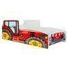 Image de Lit enfant Tracteur rouge 140x70