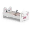 Image de Lit simple enfant PINK CAT 160 avec matelas