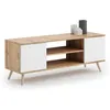 Image de Meuble TV Focus 135 cm bois blanc