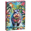 Image de Cherry Pazzi Puzzle da 500 Pezzi - Happy Hippo (500 pièces)