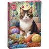 Image de Konjac Sponge CHERRY PAZZI Puzzle Katze in einer Armbrust 1000 dlks (1000 pièces)