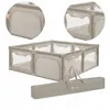 Image de Parc Bébé LIONELO Willow XL - 207x187 cm - Côtés en maille - Grand terrain de jeu de sécurité - Grille de protection - Beige