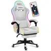 Image de Huzaro Force 4.7 RGB, Chaise gaming, Blanc, Noir